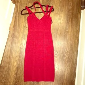 Bebe bandage bodycon dress SOLD